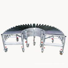 China Industrial Flexible telescopic screw roller conveyor